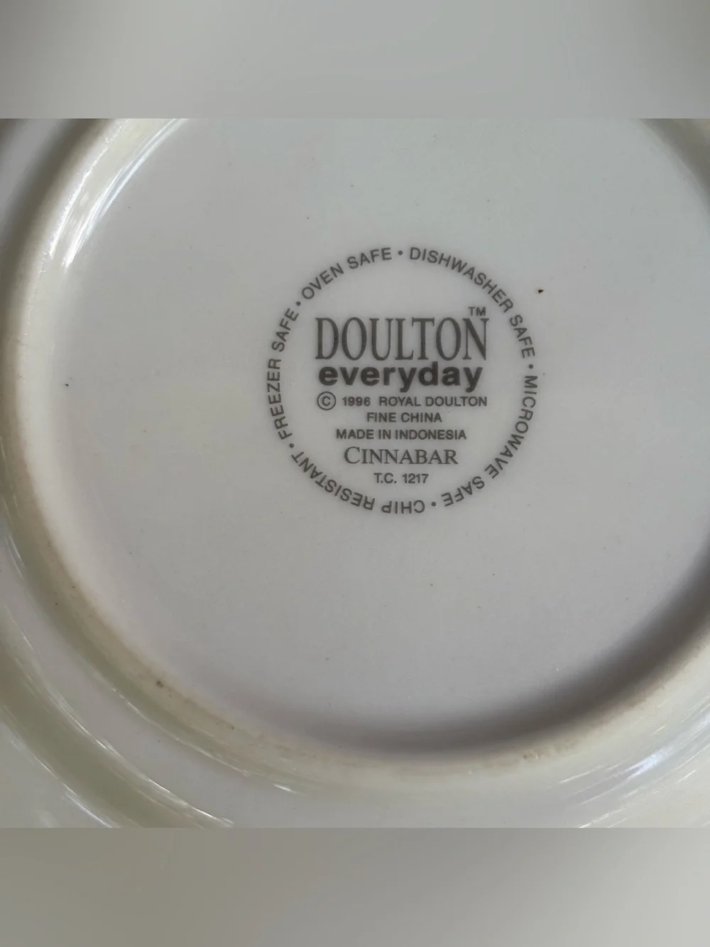 Royal Doulton Everyday Cinnabar Plate bread saucer 6” Set of 2 T. C. 1217